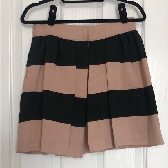 Pink & Black Striped BCBG Generation Skirt - Picture 3 of 6